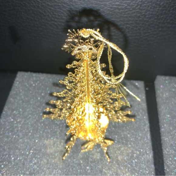 2003 Annual Gold Christmas Ornament “O’ Christmas Tree” By Danbury Mint - Picture 5 of 7